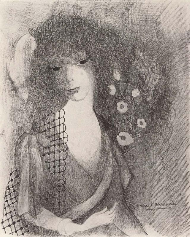 Marie Laurencin Woman wearing the shawl oil painting image